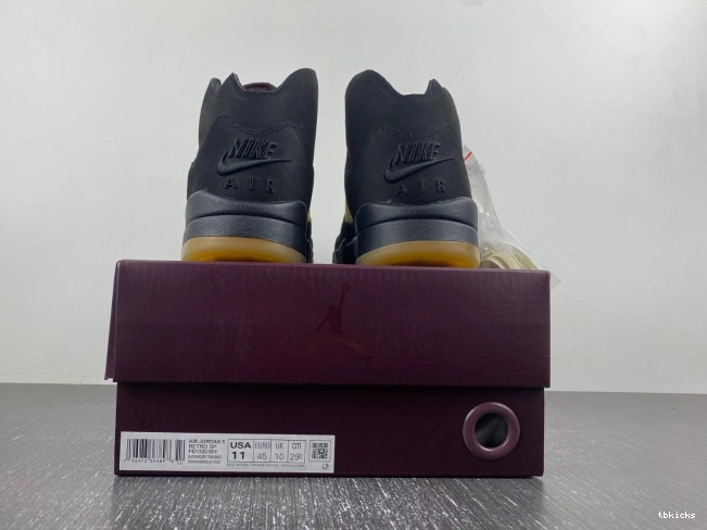 Rep TBK Black 5 Jordan Maniere A x FD1330-001 Ma Air 0709